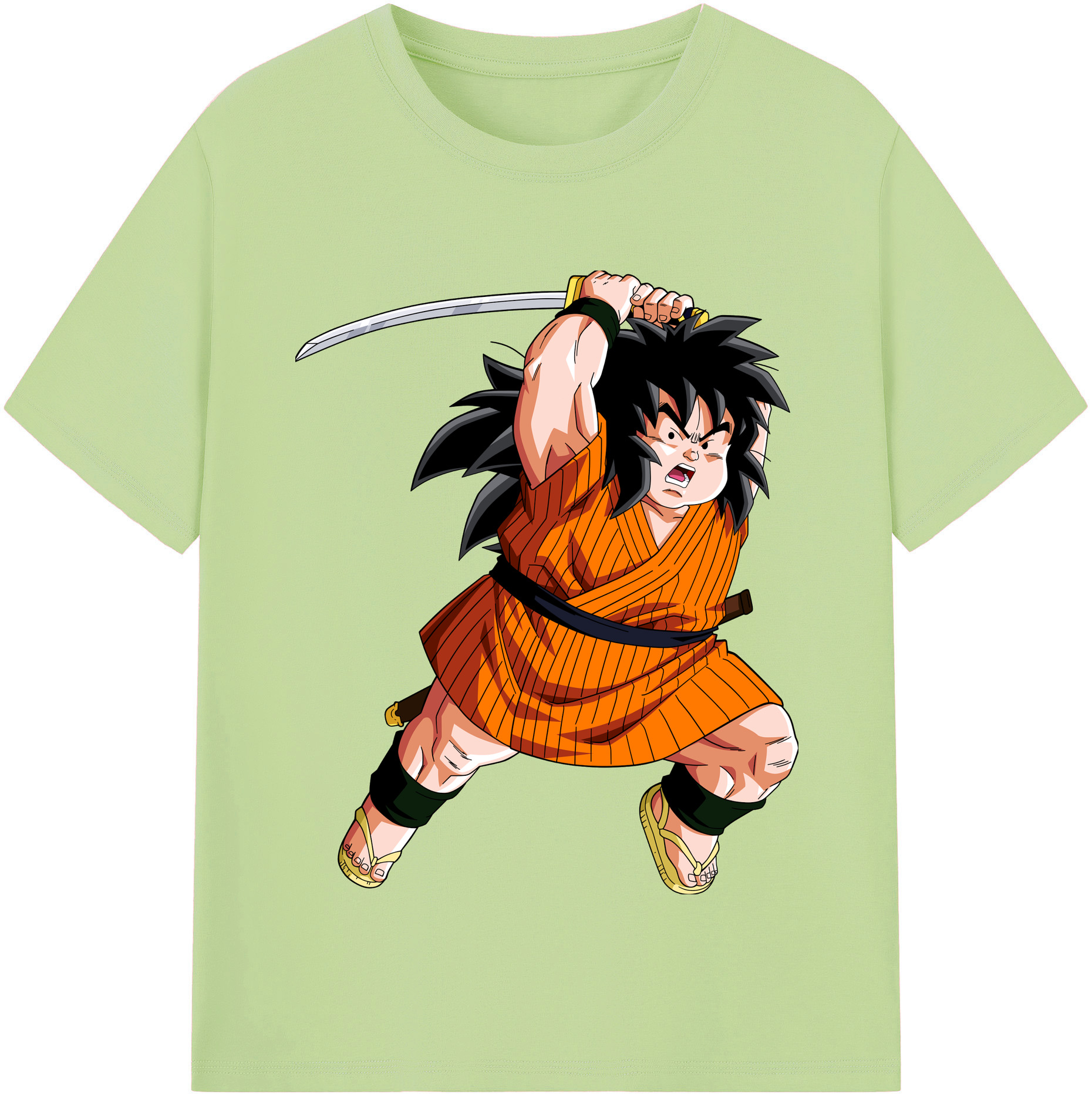 （画像用） ドラゴンボール やじろべえ DRAGON BALL Yajirobe 綿100％半袖Tシャツ（フロントプリント）